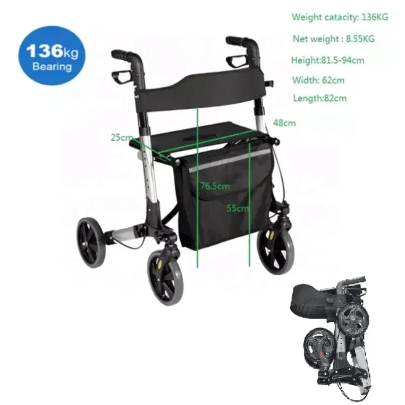 Deambulatore Rollator Per Anziani E Disabili