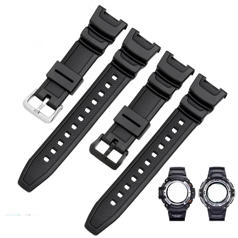 Per Casio G Shock Sgw100 Sgw-100 Cinturino Sportivo Sgw-100-1V Sgw-100-1Vdf Cinturino In Gomma Impermeabile Accessori Per Orologi Cinturino In Pu