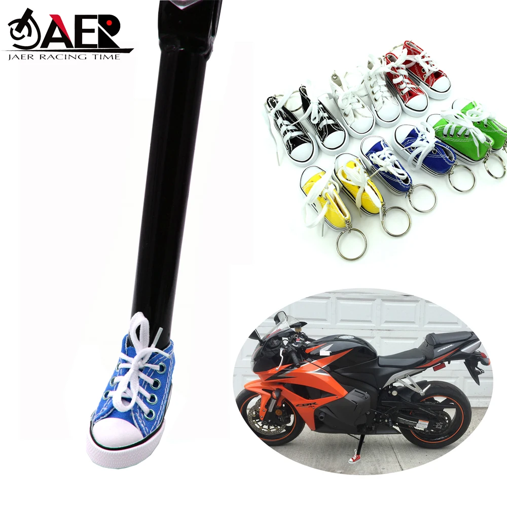 Cool Supporto Per Piede Per Bicicletta Per Moto Cavalletto Scarpe Piccole Decorazioni Per Treppiede Per Auto Elettriche Scarpe Per Treppiede Laterali 