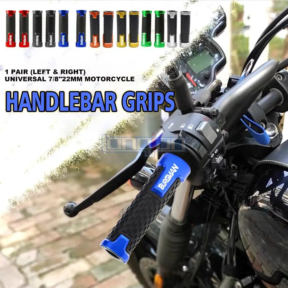 Per Suzuki Burgman An200 An250 An400 An650 Accessori Moto Impugnatura Manubrio 7/8 "22Mm Manopole Manubrio Moto