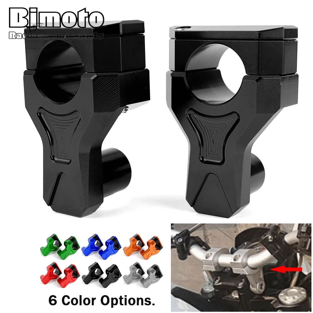 Cnc Off Road Moto Bar Morsetti Adattatore Riser Manubrio Per Honda Kawasaki Suzuki Yamaha K-Tm Dirt Bikes Atv 22Mm 28Mm