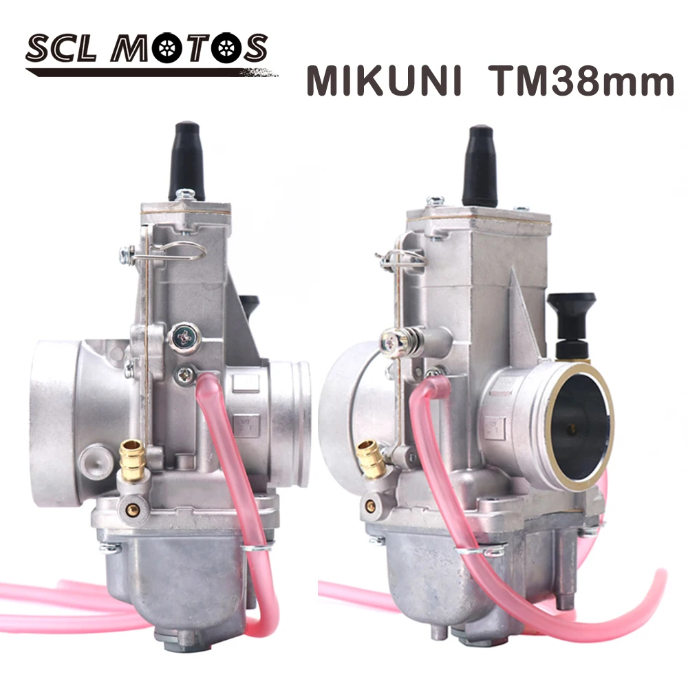 Scl Motos 38Mm Carburatore Moto Carburatore Mikuni Flat Slide Carb Per Yamaha Honda Cr250 Kawasaki Atv Moto Racing Nuovo