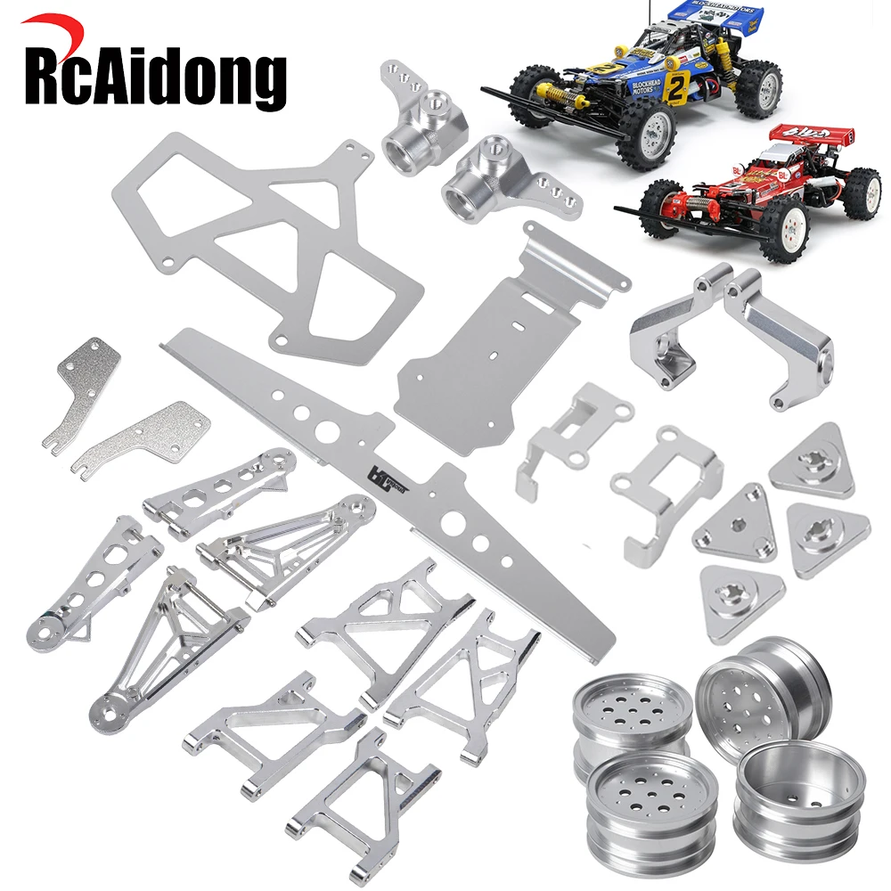 Parti Opzionali In Alluminio Montanti Braccia/Ammortizzatori Olio/Paraurti/Ruote Per Tamiya Hotshot 2, Supershot, Hot Shot Boomerang Bigwig Chassis
