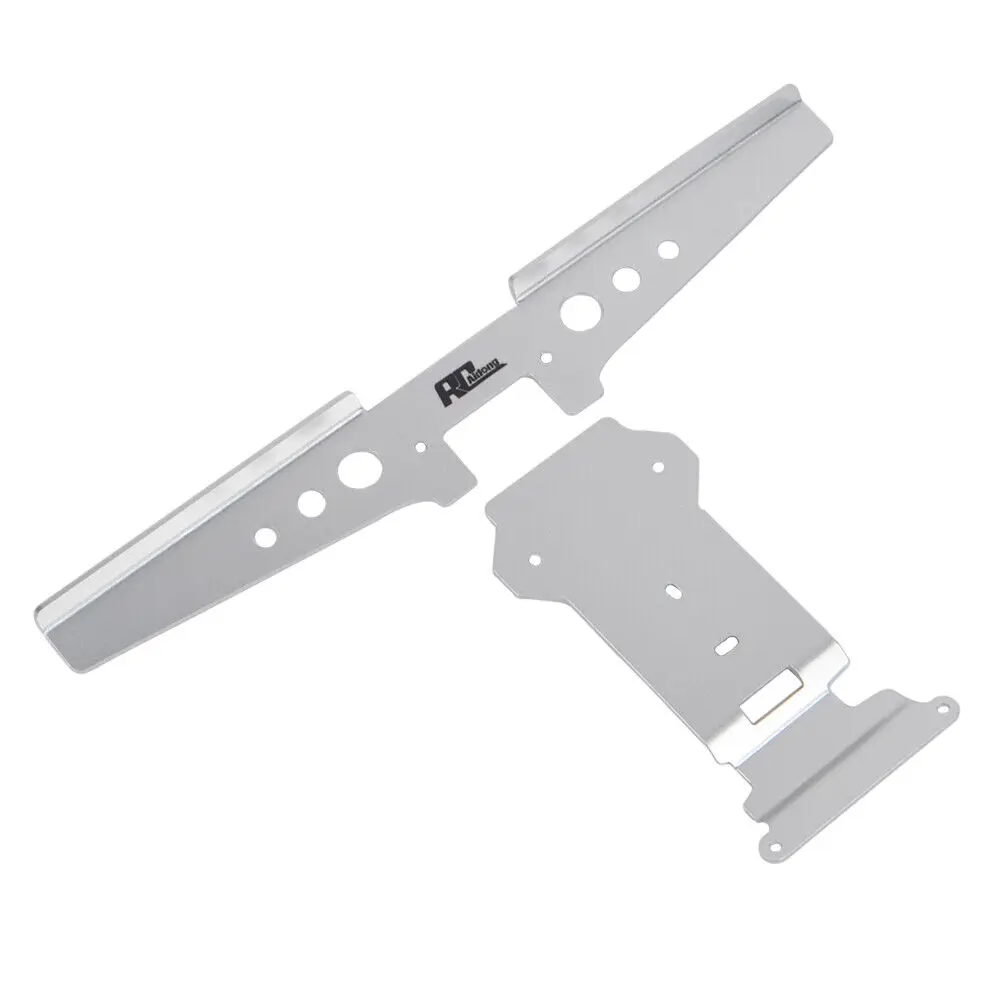 Protezione Paraurti Anteriore In Alluminio Con Piastra Paramotore Per Parti Di Aggiornamento Del Telaio Tamiya Hotshot /Super Hotshot /Hotshot Ii