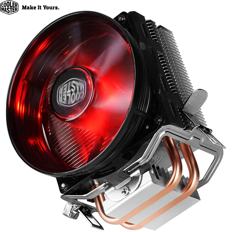 Cooler Master T20 2 Heat Pipe Cpu Cooler Per Intel 1700 775 115X 2011 Amd Am4 Am5 Cpu Radiatore 95.5Mm Raffreddamento Silenzioso Ventola Led