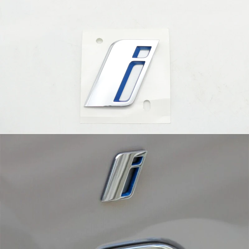 I Lettering Sticker Fender Badge Posteriore Logo Emblem Per X5 40E Hybrid I8 I3 X1 X3 X6 X7 2013-2018
