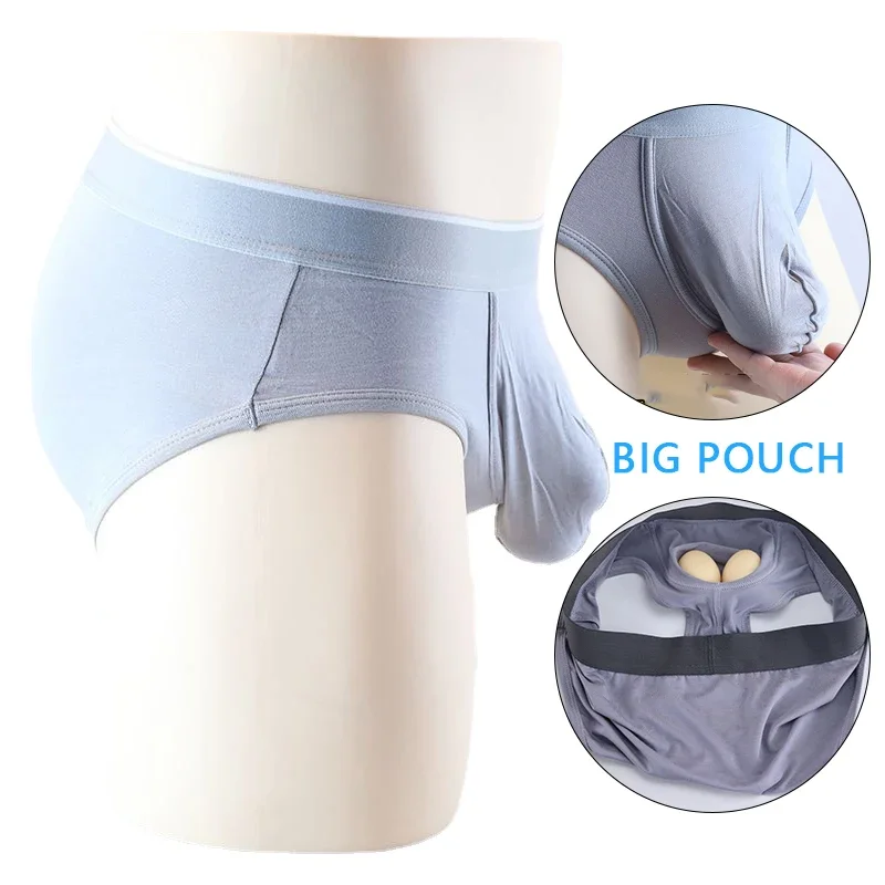 Man Bulge Pouch Underwear Big Egg Boxer Con Amazing U-Convesso Lingerie Mutandine Elastiche Modali Enhancing Pack Mutande Slip New