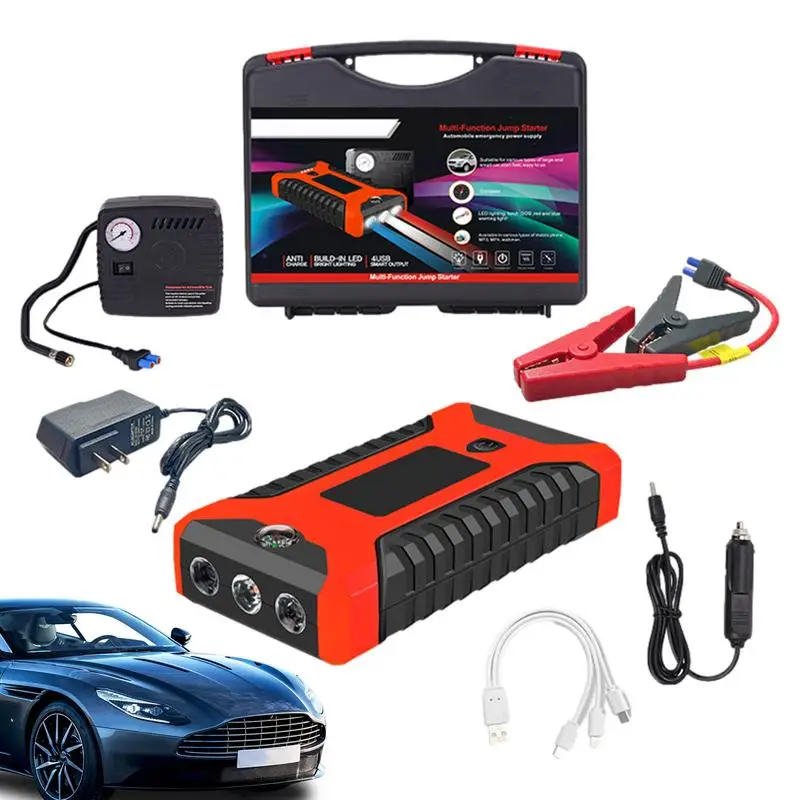 Jump Starter Battery Pack Per Auto Auto Battery Pack Start Power Auto Booster Power Pack Con Indicatore Led Per Rvs Trucks Mini