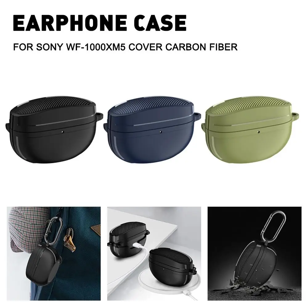 Per Sony Wf-1000Xm5 Custodia Protettiva Per Auricolari Custodia Portatile In Silicone Morbido Antiscivolo Per Auricolari Sony Wf-1000Xm5 F0F2