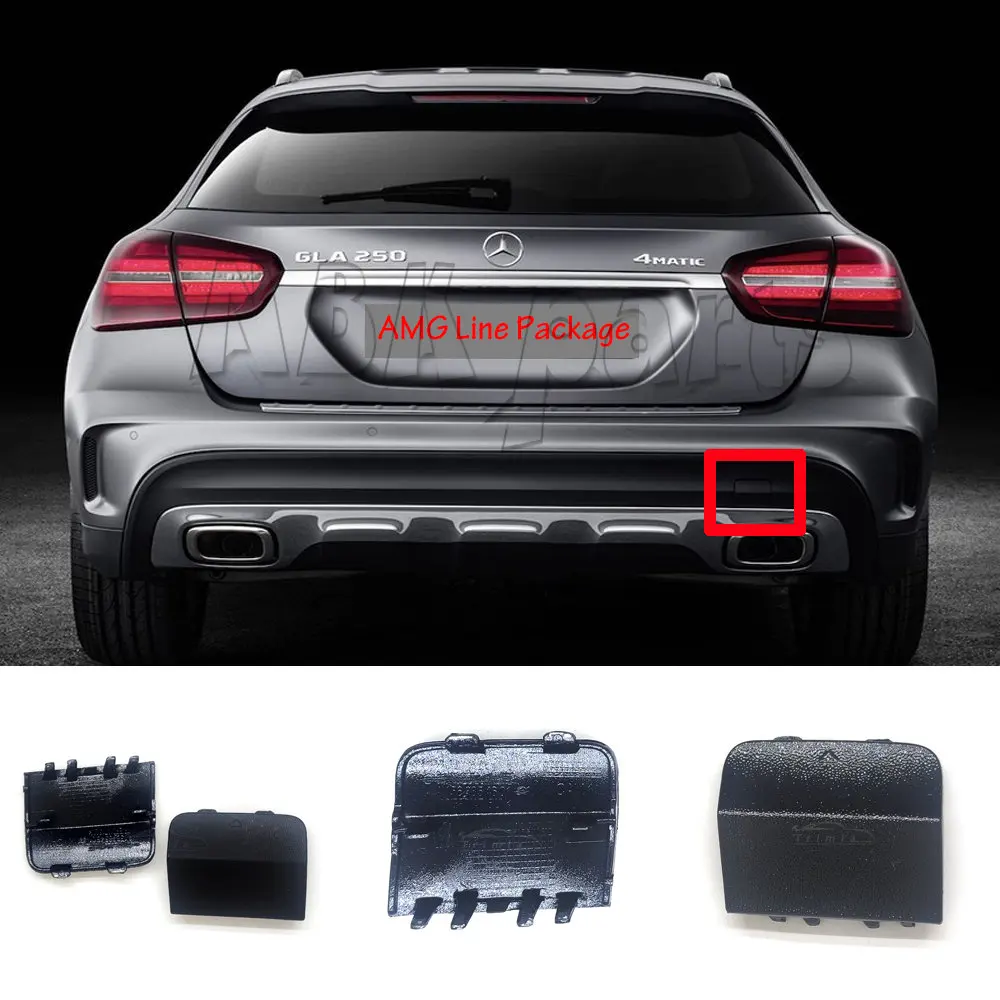 Fit 17-20 Mercedes-Benz Gla X156 Facelift Amg Line 180 200 250 45 Gancio Posteriore Tow Cover Muslimah