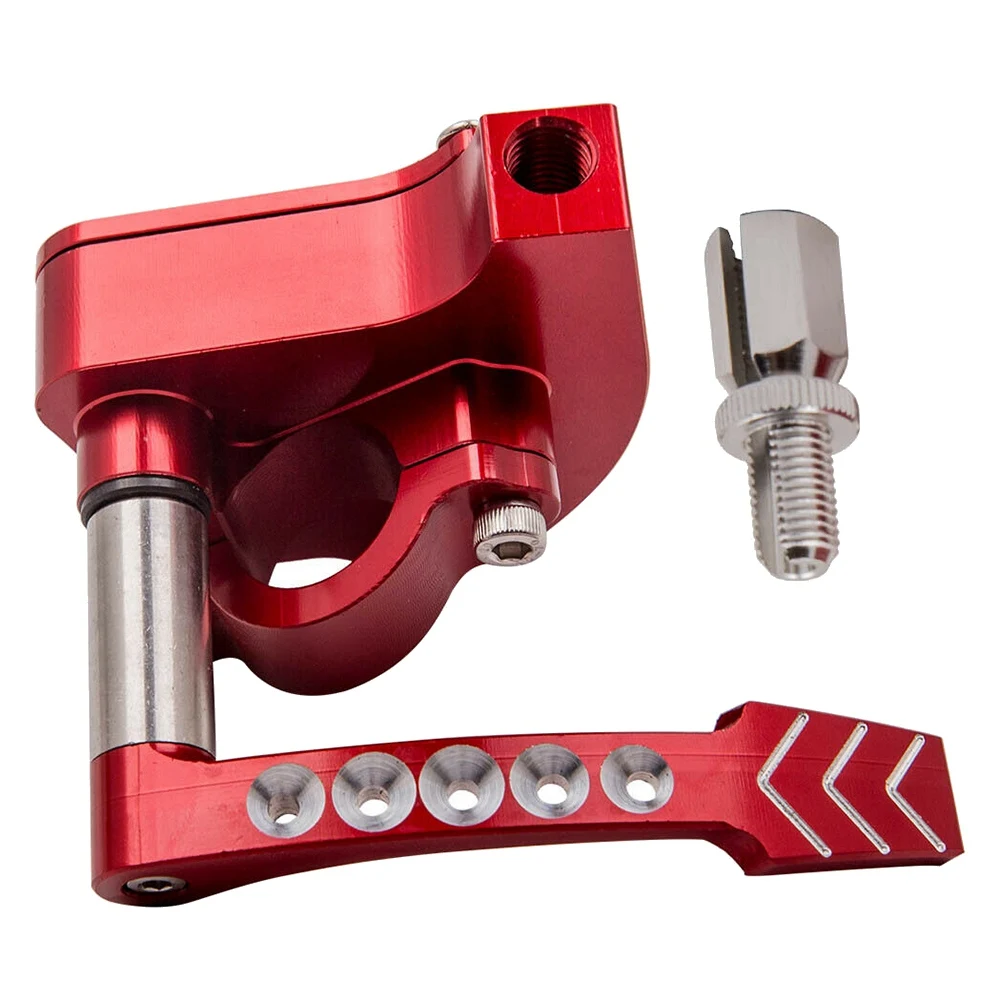 Rosso 7/8 Pollici 22Mm Gruppo Pollice Farfallato Per Yamaha Banshee Raptor Yfz Honda Kawasaki Polaris Dirt Bike Atv