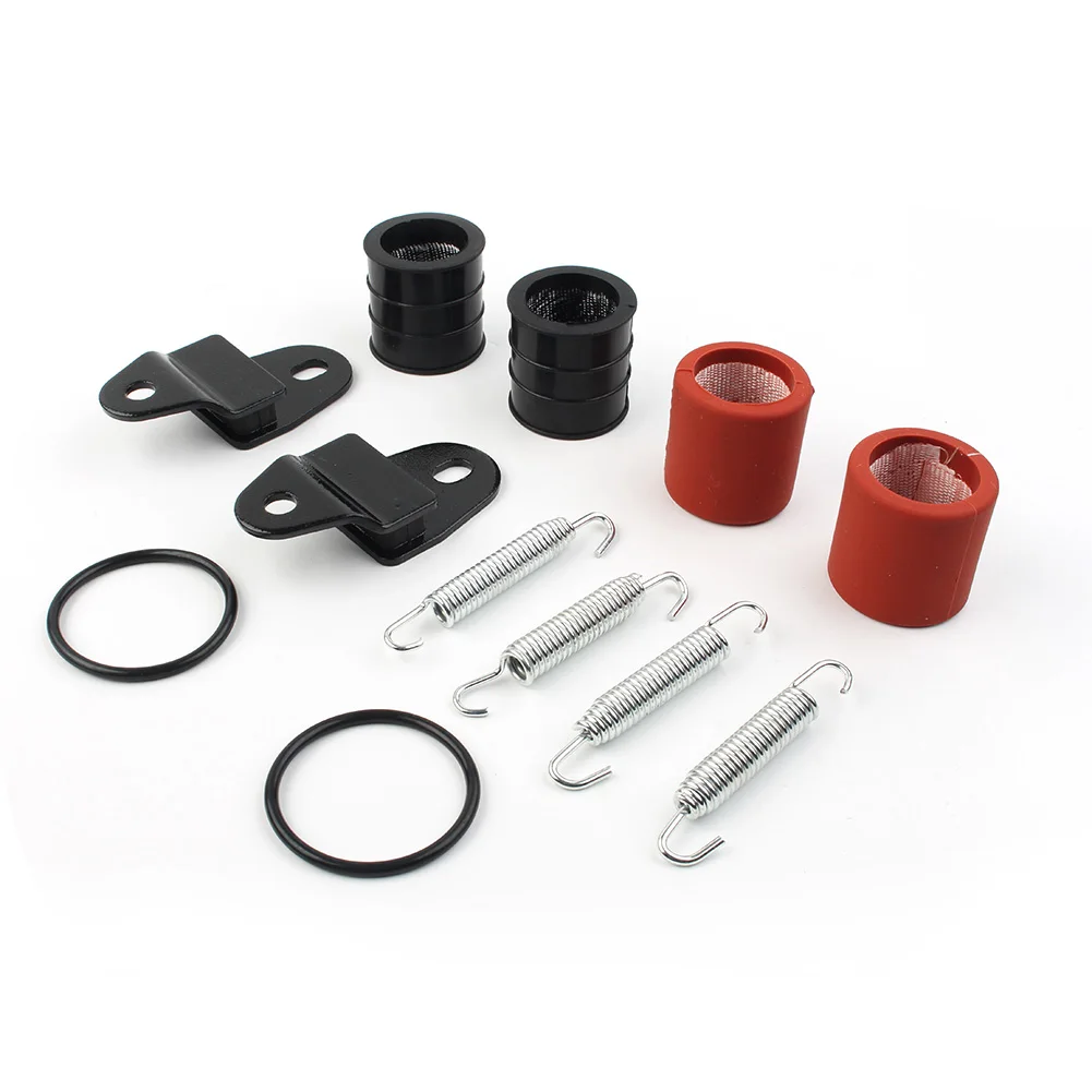 Motrobike Exhaust Muffler Joint Gasket Spring Stay Kits Set For Yamaha Banshee 350 Yfz350 1987-2006