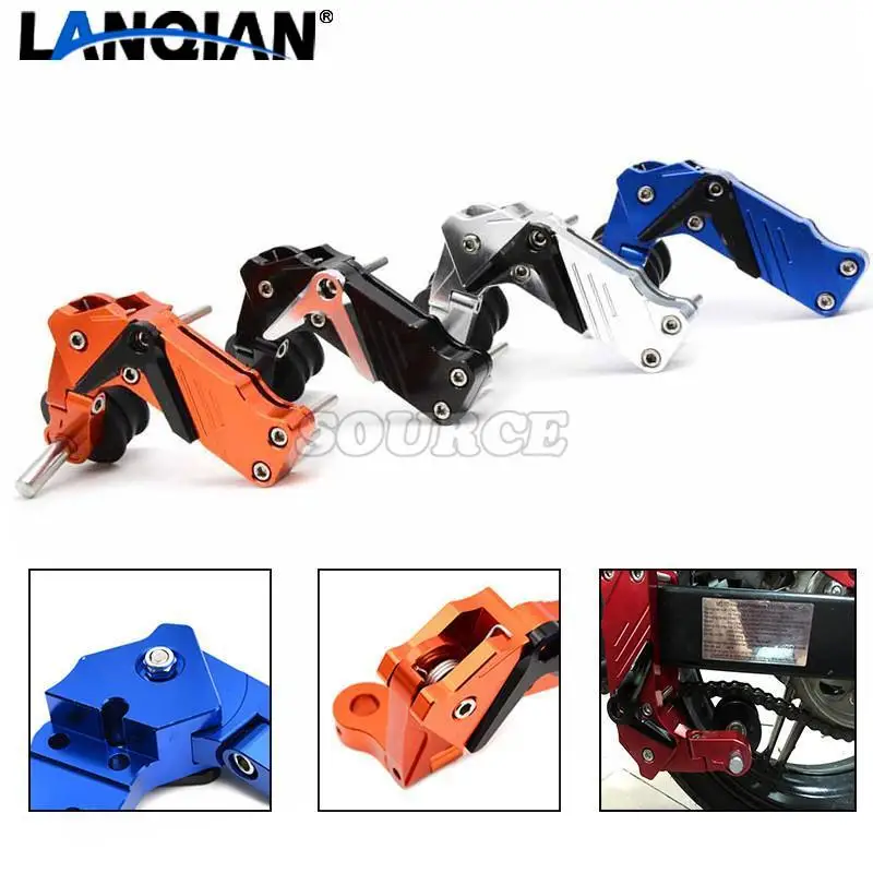 Tendicatena Regolabile In Alluminio Bullone Su Rullo Motocross Moto Dirt Street Bike Atv Banshee Chopper Per Honda Kawasaki