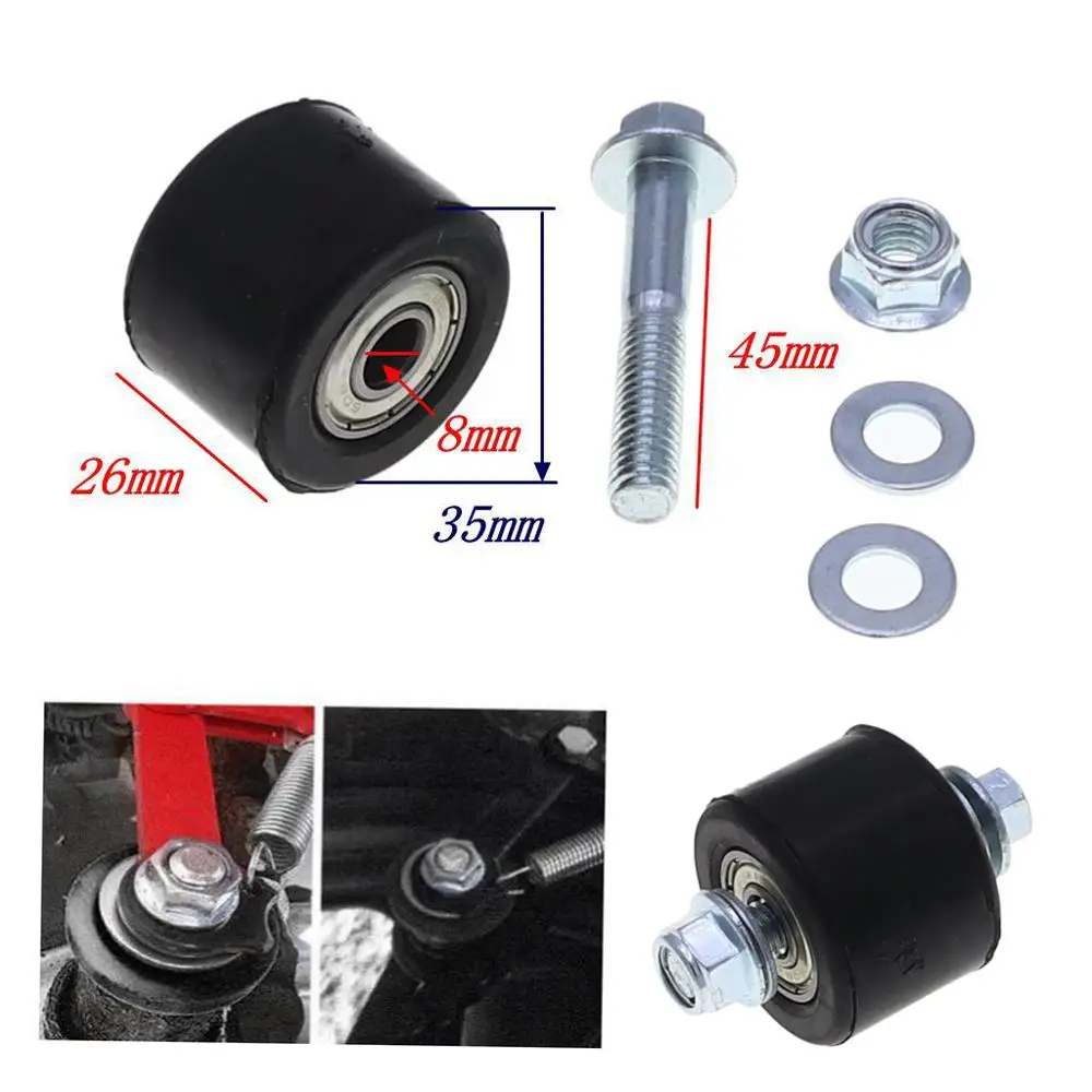 Guida Ruota Tendicatena Rullo Puleggia Catena 8Mm Moto Per Yamaha Yfz 350 Banshee Motorizzato 70-125Cc Pit Bike Moto
