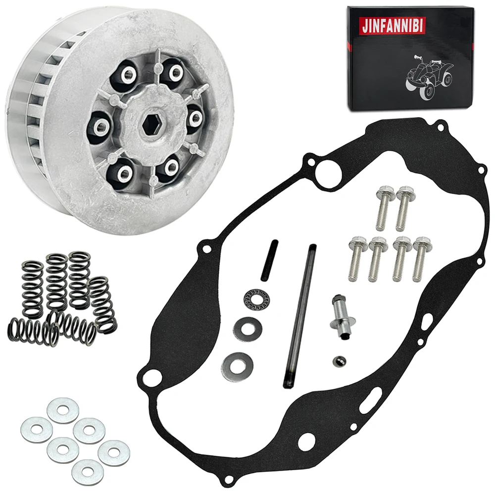 Clutch Inner Hub & Outer Pressure Plate & Gasket For Yamaha Banshee 350 Yfz350