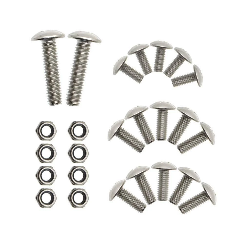 25 Pezzi Per Yamaha Banshee Fender Bolt Vite Dado Kit Di Montaggio Hardware In Plastica