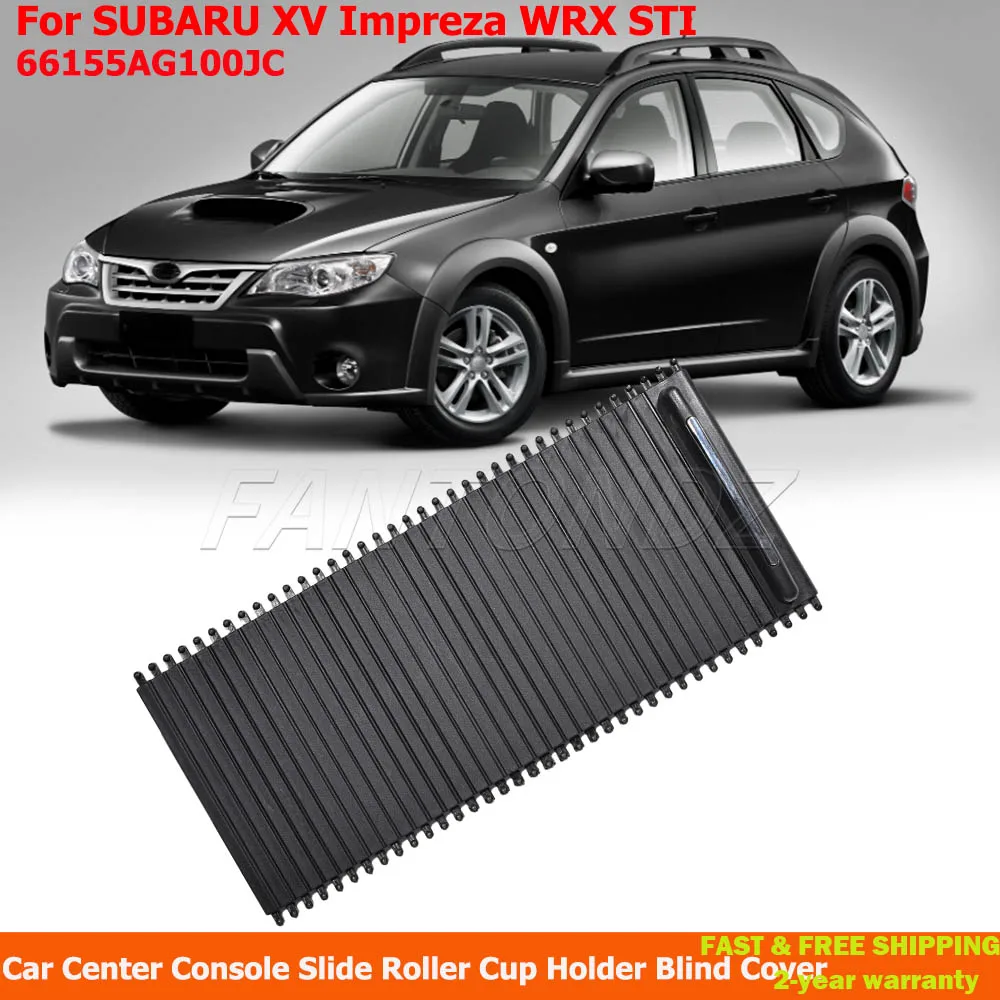 Per Subaru Xv Impreza Wrx Sti Car Center Console Cover Slide Roller Blind Cover Water Cup Holder Curtain Muslimah