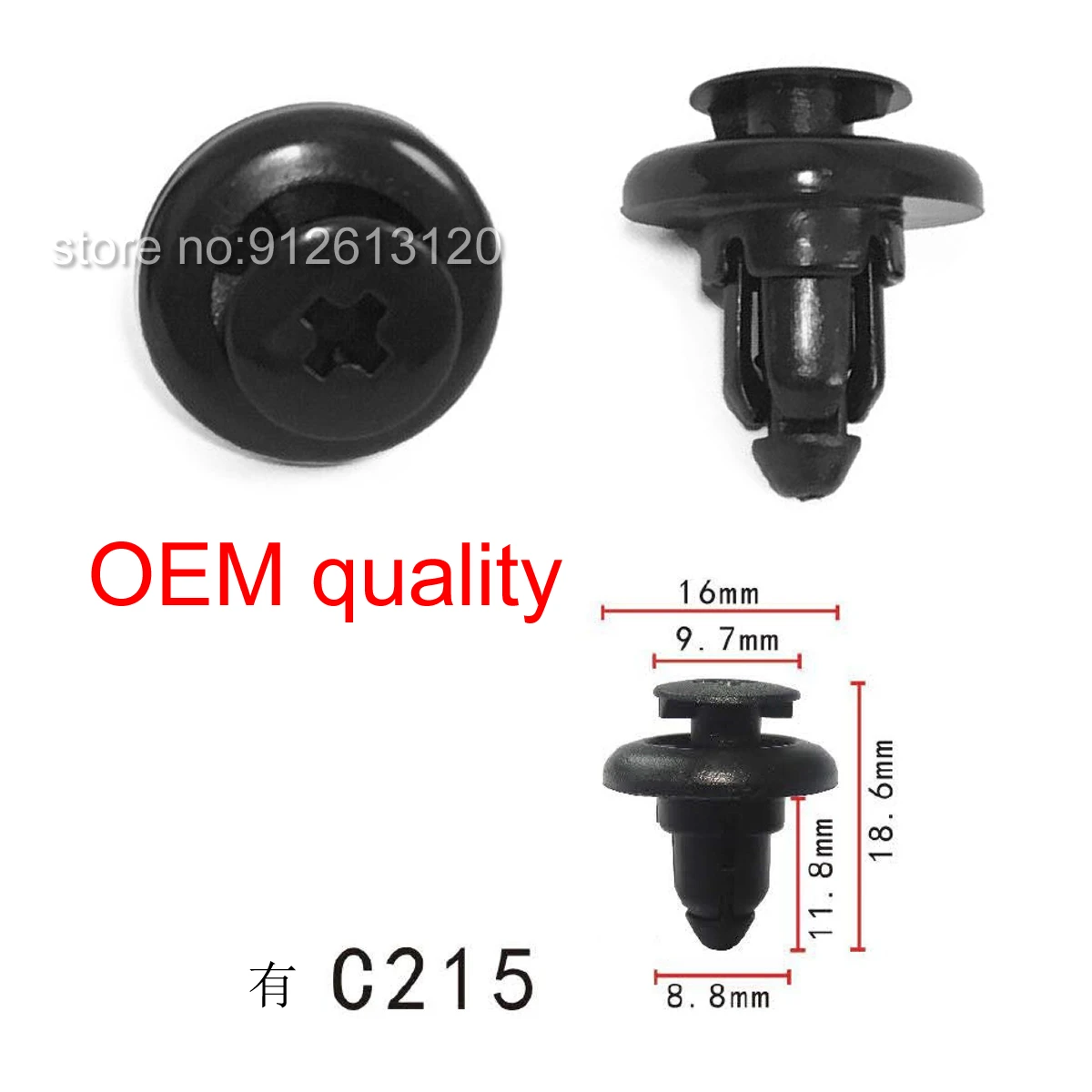 10/50/100X Oem Trim Clip Di Fissaggio Per Subaru Toyota Suzuki 09409-07325 0940907325 Gm 30008324