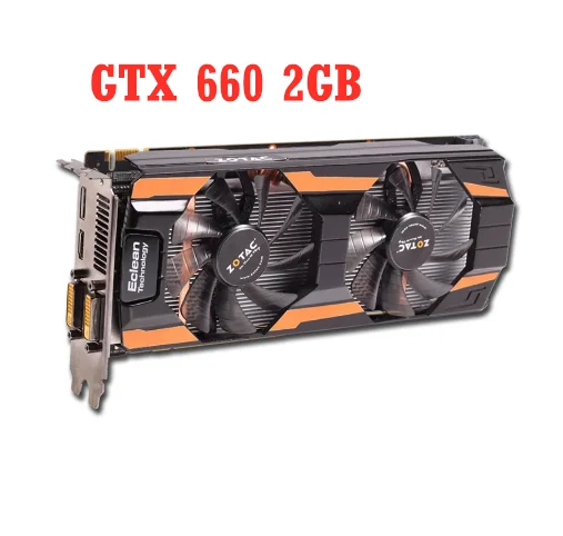 Zotac Gtx660 2G D5 2Gb Schede Grafiche Thunderbolt Edition Gpu 192Bit Gddr5 Scheda Video Mappa Gtx660 2 Gd5 Dvi Hdmi Dp Gtx 660