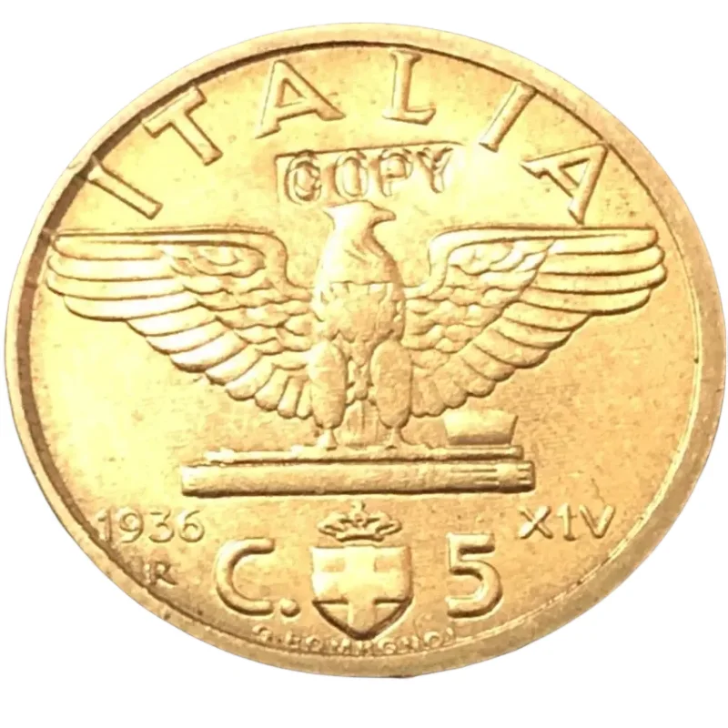 1936 Italia 5 Centesimi-Victor Emanuele Iii