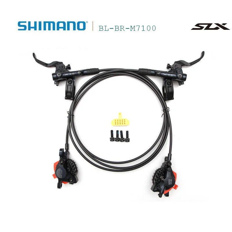 Shimano Slx Br-Bl-M7100 Bici Mtb Freno A Disco Idraulico Set F & R G05S/J05A Sinistro Anteriore/Destro Posteriore 900 * 1600Mm-Oe