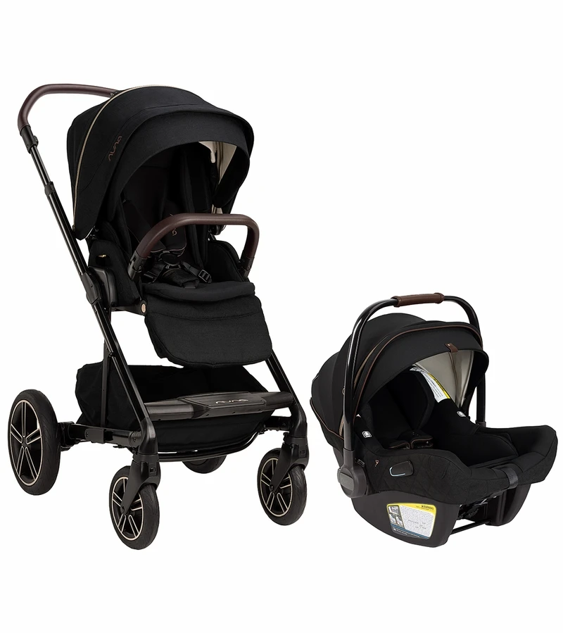 Nuna Mixx Next + Pompa Lite Rx Travel System Bundle-Rivettato