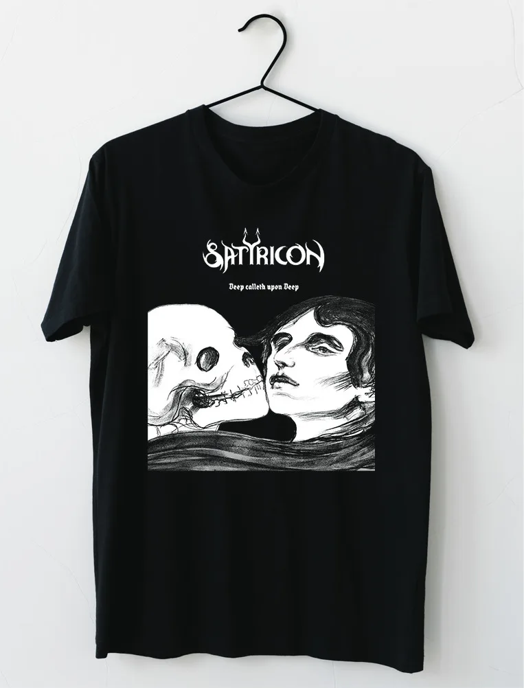 Satyricon Deep Calleth On Deep T-Shirt S-2Xl Maniche Lunghe