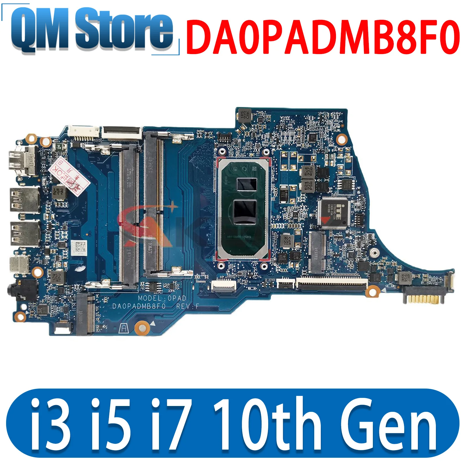Originale Per La Scheda Madre Del Computer Portatile Hp 14-Dq 14S-Dq Tpn-Q221 Con Scheda Madre I3 I5 I7 Cpu Di Decima Generazione 14-Dq Muslimate