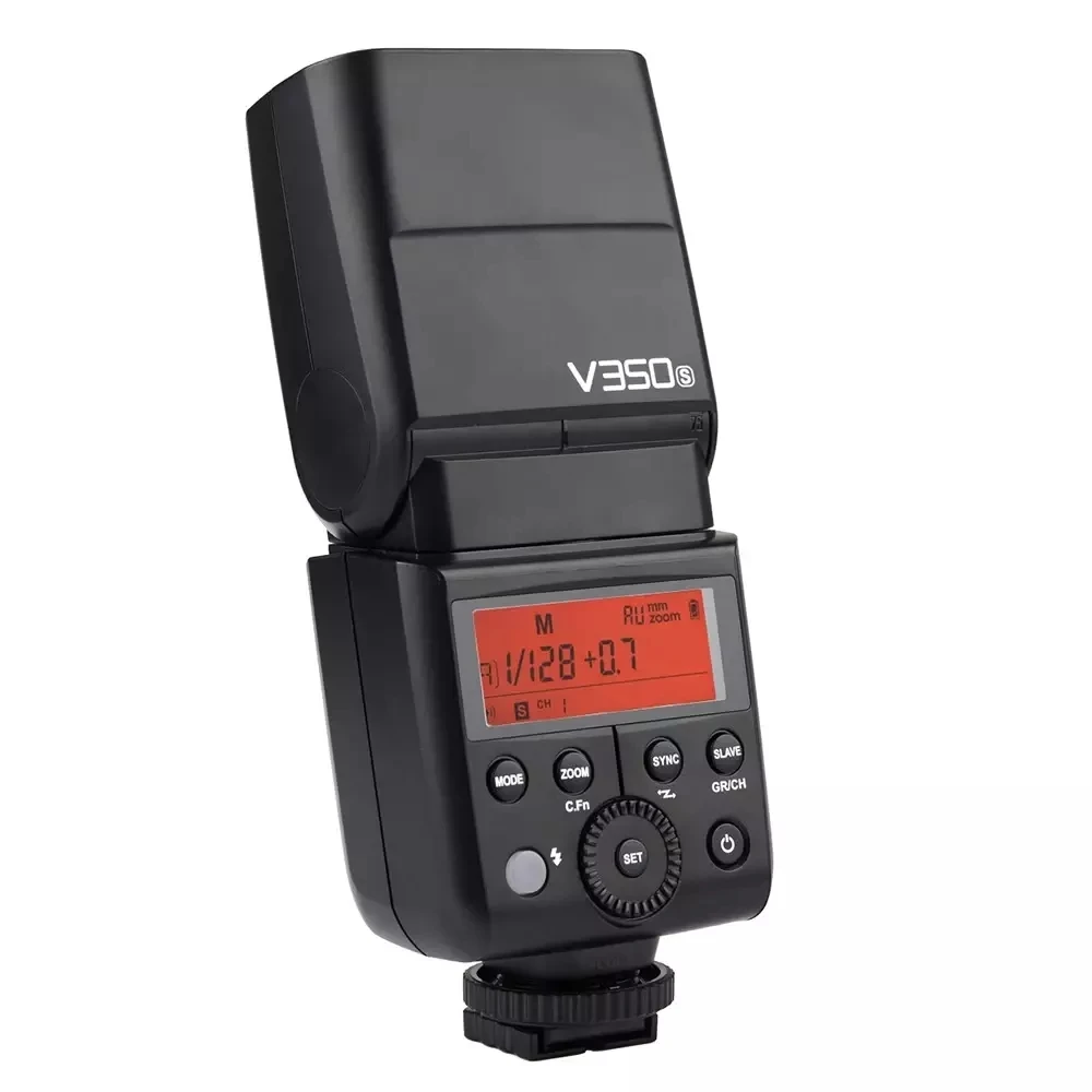 Godox V350S Mini Compact Size 2.4G Wireless Camera Flash Ttl Hss Batteria Agli Ioni Di Litio Per Sony A77Ii A7Rii A7R A58 A99 Dslr Camera