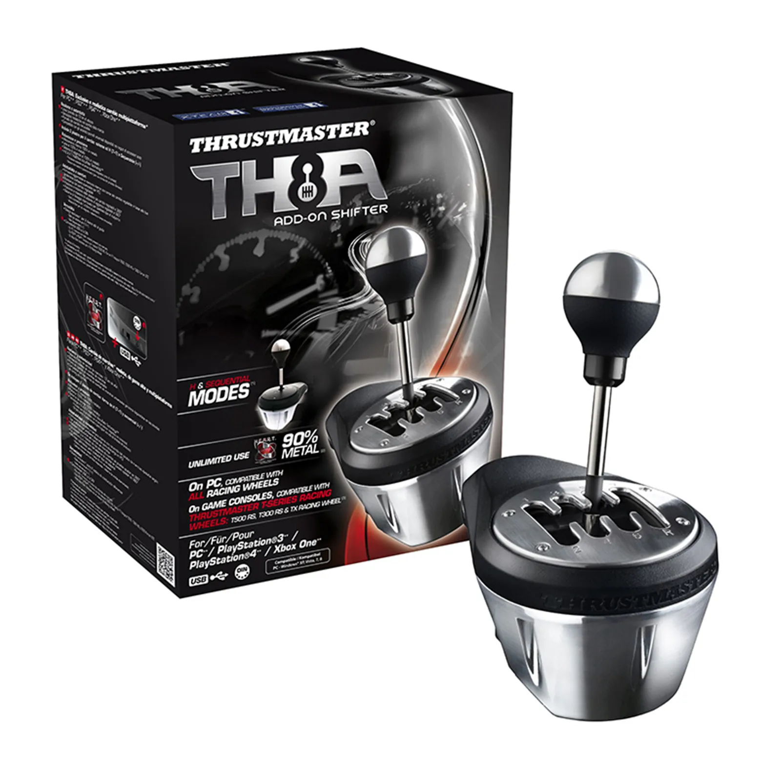 Thrustmaster Th8A Gear Shifter H Sequenziale Shifter Simulator Gioco Di Corse Cambio Manuale Per Pc Ps4 Xbox One