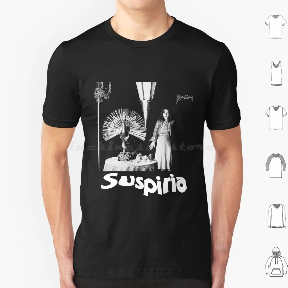 Maglietta Vintage Suspiria Big Size 100% Cotone Suspiria Supernatural Horror Giallo Film 1977 Blood Dario Goblin Argento