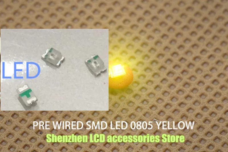 2000 Pezzi/Lotto Smd 0805 Led Led 0805 Giallo Giallo Smd Giallo Giallo Geel Jaune
