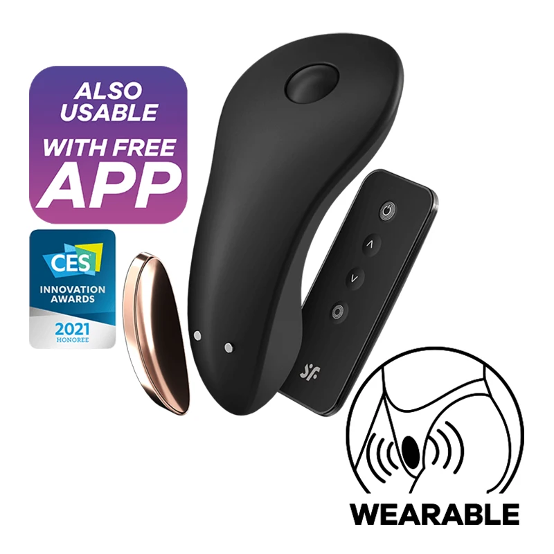 Satisfyer Little Secret Connect App Vibratore Indossabile Magnetico Telecomando Stimolatore Clitorideo Coppia Vibratori Per Le Donne Uyo