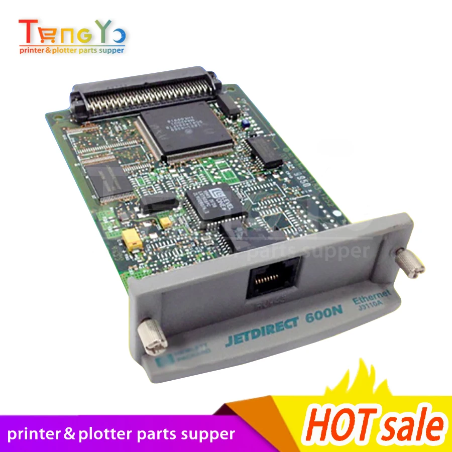 Spedizione Gratuita Jetdirect 600N J3113A 10/100Tx Ethernet Server Di Stampa Interna Stampante Per Schede Di Rete Parte In Vendita