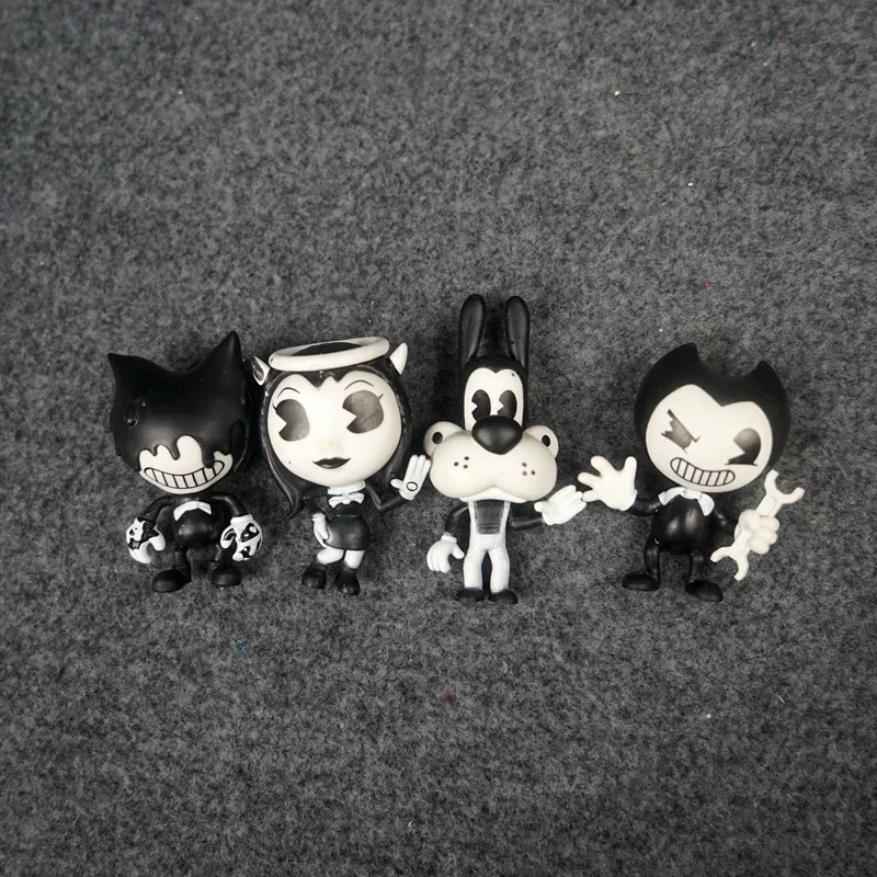 Animazione Bendys Doll Model Toys For Children Ink Machines Action Figure Regali Di Compleanno Ornamenti Da Tavola 3 Pz/Set