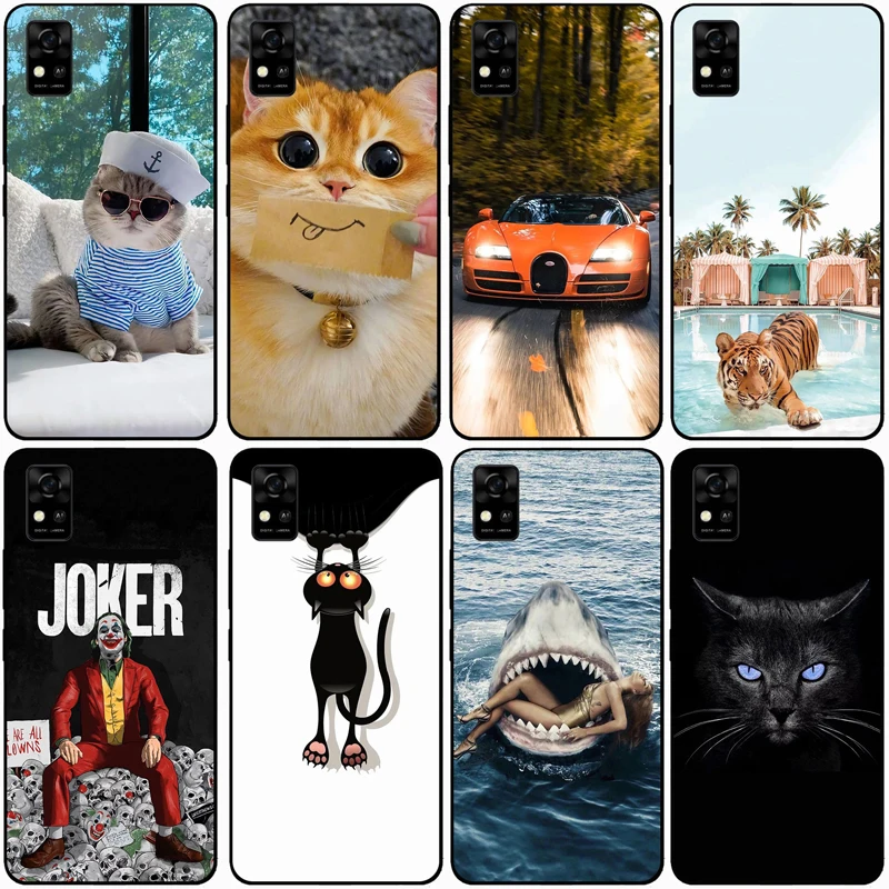 Per Zte Blade A31 Per Zte Blade A51 Custodia Rose Wolf Custodia Con Motivo Carino Custodia Morbida In Silicone Per Zte Blade A71 Alta Qualità