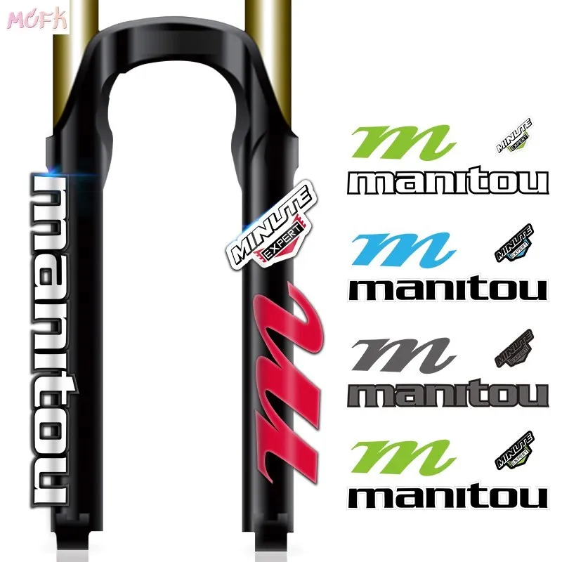 Pvc Manitou Minuto Expert Sticker 1 Set Adesivi Forcella Anteriore Adesivi Forcella Anteriore Bici Decalcomanie Forcella Accessori Per Biciclette