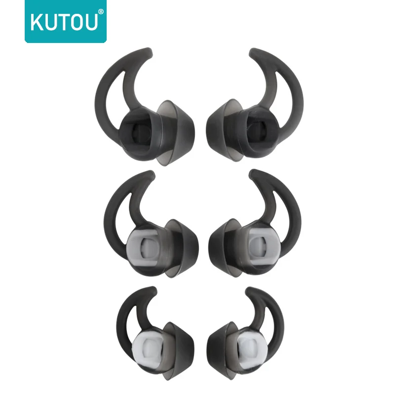 Kutou Tappi Per Le Orecchie Per Bose Quietcomfort 30 Qc30 Qc20 Sound Sport Pulse/Free/Wireless Auricolari Auricolari In Silicone Auricolari Eargel