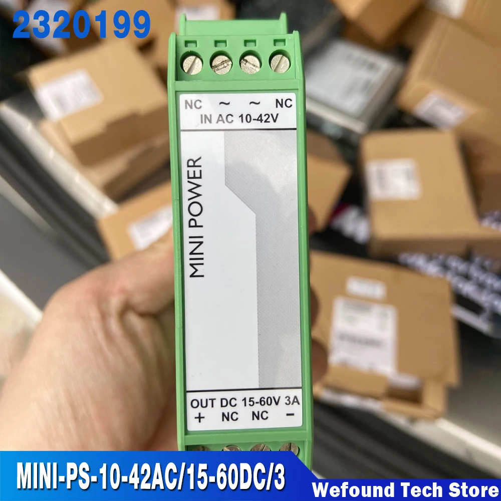 Nuovo Per Modulo Di Alimentazione Phoenix 2320199 Mini-Ps-10-42Ac/15-60Dc/3