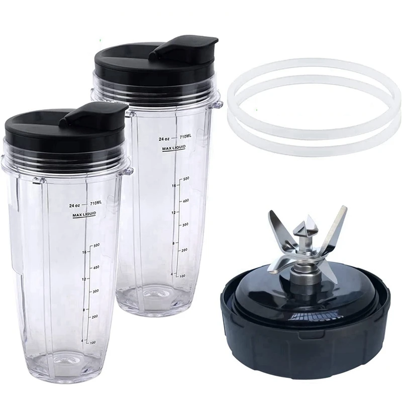 Bicchieri Da 24 Once Accessori Per Frullatore Frullatore Guarnizioni Extra Per Nutri Ninja Foodi Power Blender Ss300 Ecc