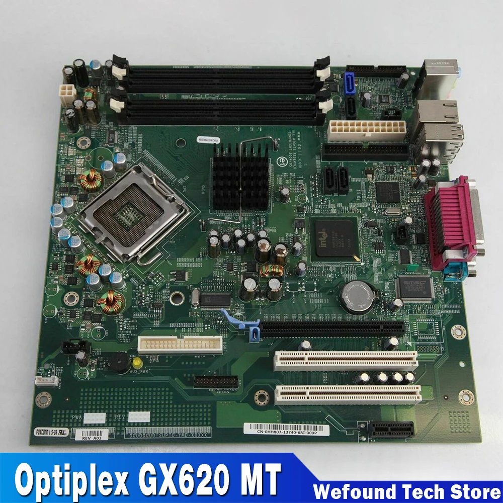 La Scheda Madre Per Dell Optiplex Gx620 Mt Test Prima Della Spedizione Hh807 F8098 X9682 Hj780 Cj334