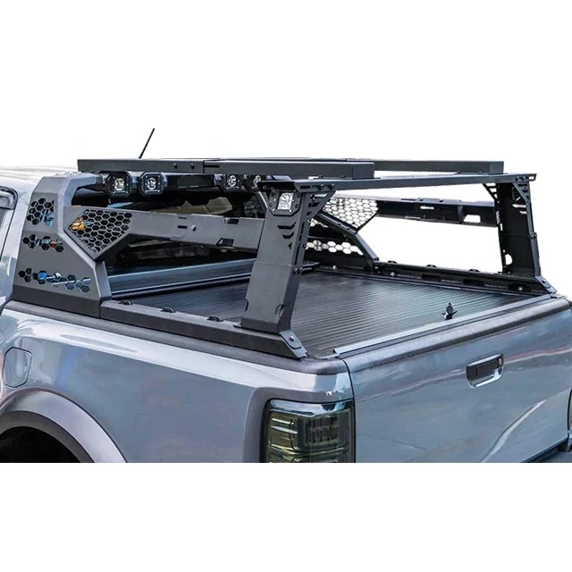 Vasca Rack Top Extension Pickup Raptor Bed Rack Staffa Bar Produttori Roll Bar Per Ford Ranger Raptor 2019 +