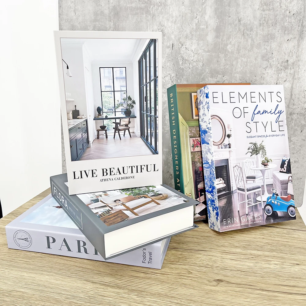 Nordic Indoor Apribile Libri Finti Per La Decorazione Tavolino Libri Scatola Di Immagazzinaggio Hotel Model Room Home Decor Libros Decorativos