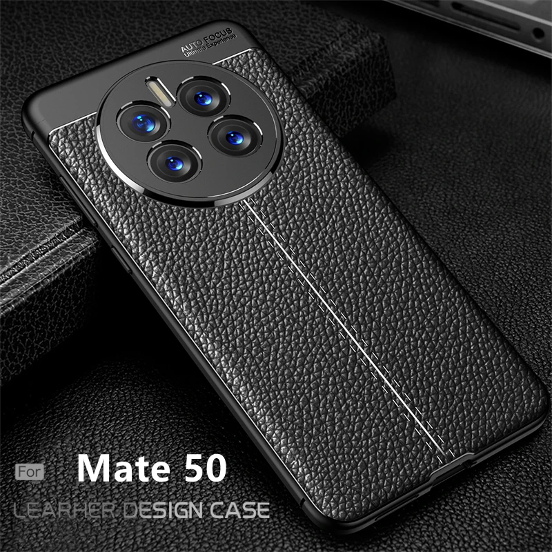 Per Huawei Mate 50 Custodia Per Huawei Mate 50 Capas Paraurti Antiurto Posteriore Morbida Pelle Tpu Fundas Huawei Mate 50 Pro Cover