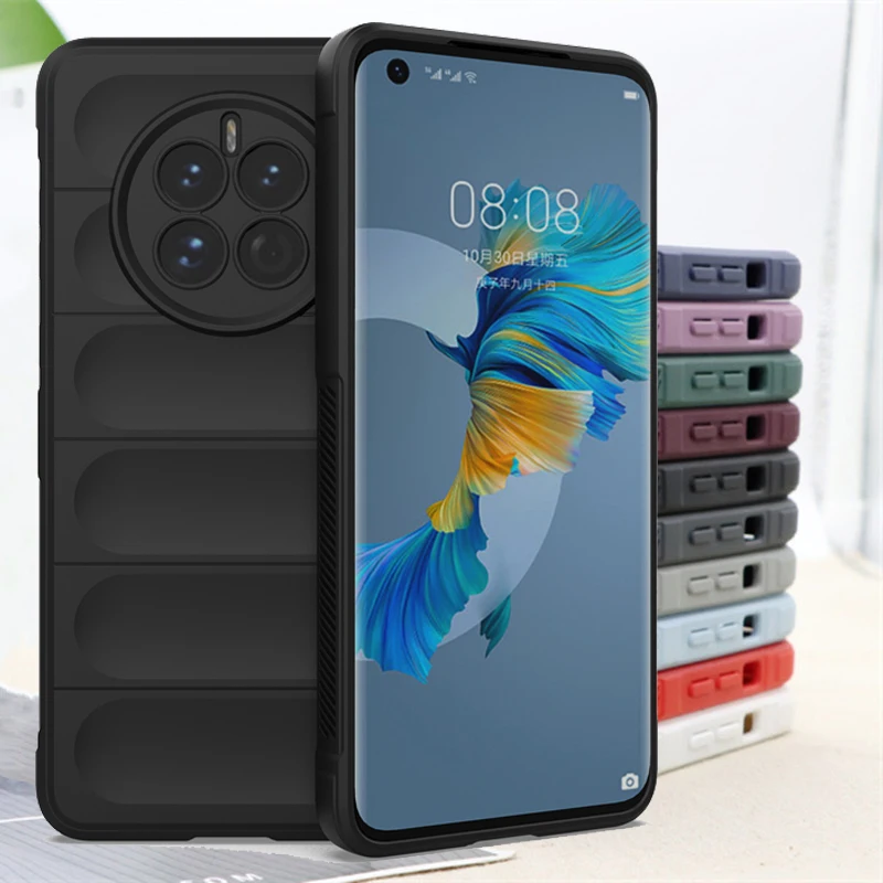 Per Cover Huawei Mate 50 Custodia Per Mate 50 Capas Antiurto Multicolor Phone Bumper Back Soft Tpu Per Fundas Mate 50 Pro Cover