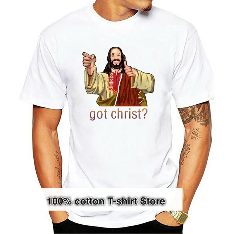 Jay E Silent Bob Got Christ Buddy Christ T-Shirt In Tutti I Colori