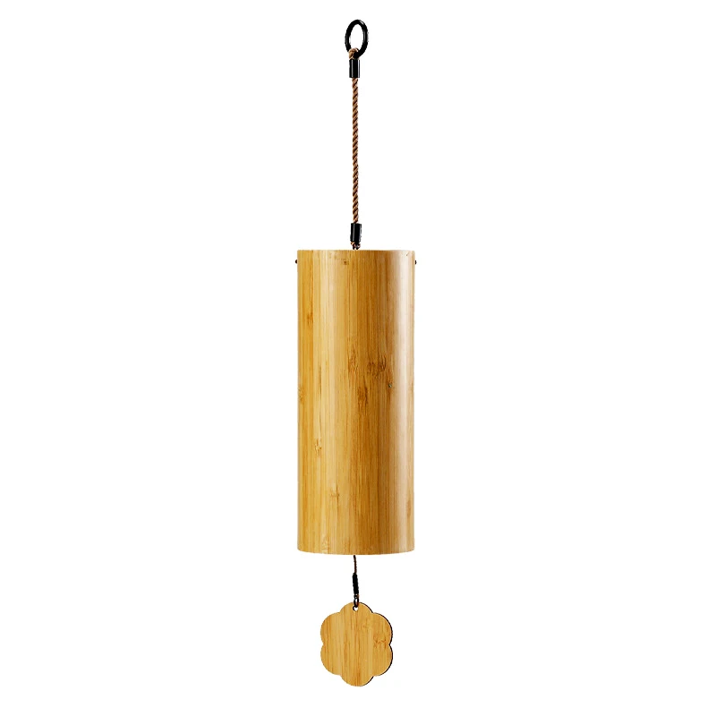 Hluru Windbell Bamboo Wind Chimes Windchime Chimes Craft Outdoor Garden Patio 8 Rods Note Zen Meditation C G Am Dm Corda
