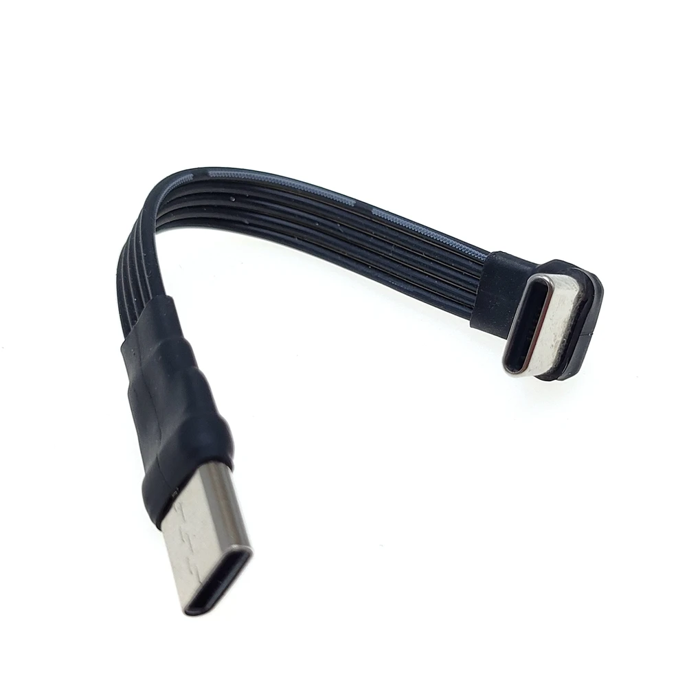 Cavo Di Prolunga Usb 2.0 Da Tipo C A Tipo C Adattatore A 90 ° Fpc Fpv Band Flat Usb C Cable 3A 5Cm-100Cm