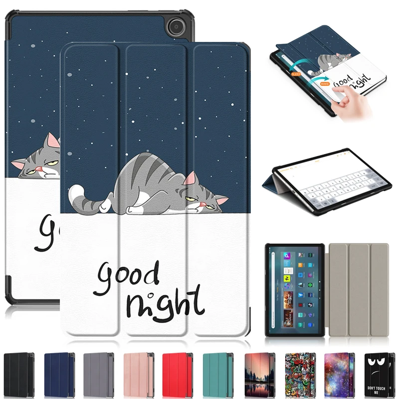 Per Coque Amazon Fire Max 11 Case 2023 Cute Paint Fold Stand Smart Cover Per Funda Fire Max11 Pollici Fire Max 11 Case Kids