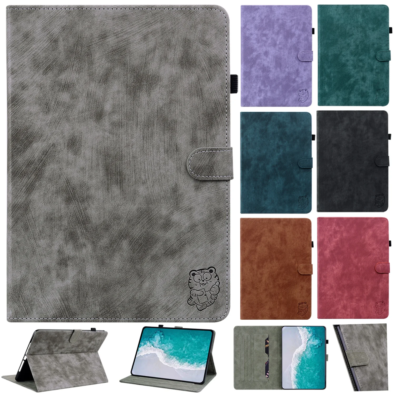 Custodia Per Amazon Kindle Fire Hd10 2017 2019 Fire7 2022 Kpw5 Hd10 Plus 2021 Fire Hd8 2020 2022 2016 2017 Supporto Flip Tablet Cover